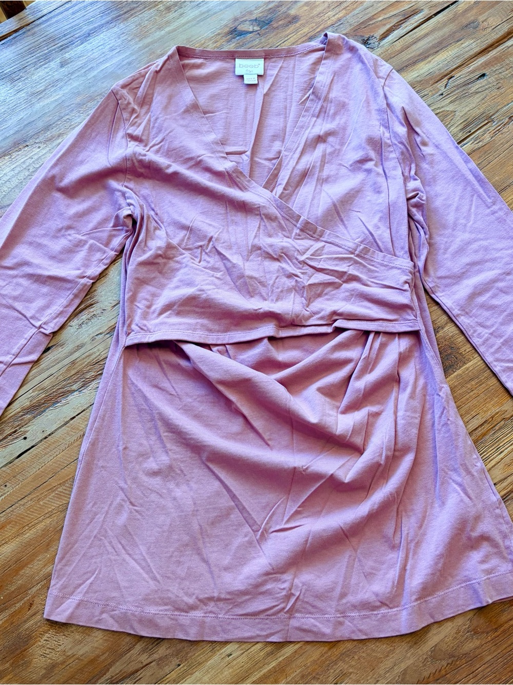 Boob Design Dusty Rose Wrap Nursing Top